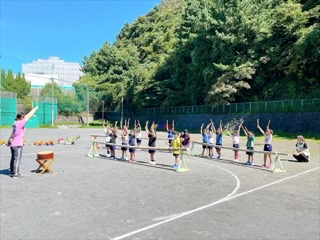 スポーツ広場で集会♪
