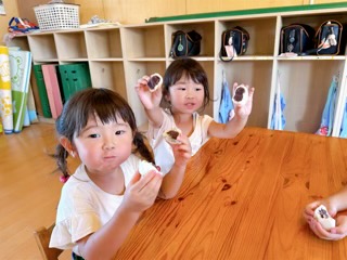 季節の会食／年長・年少・満３歳＊踊り